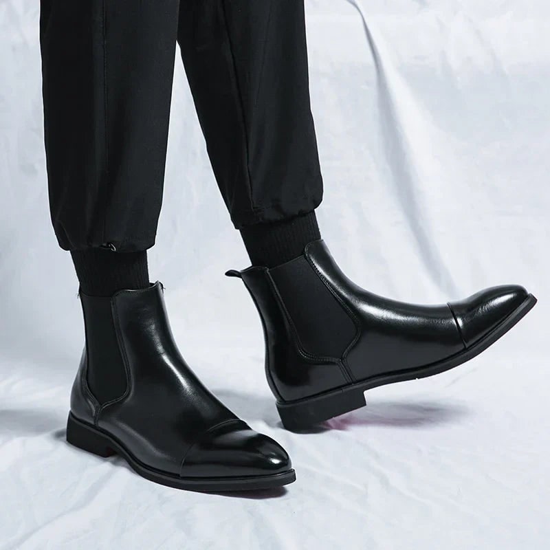 Chelsea Boots für Herren aus Echtleder, Ansicht 3