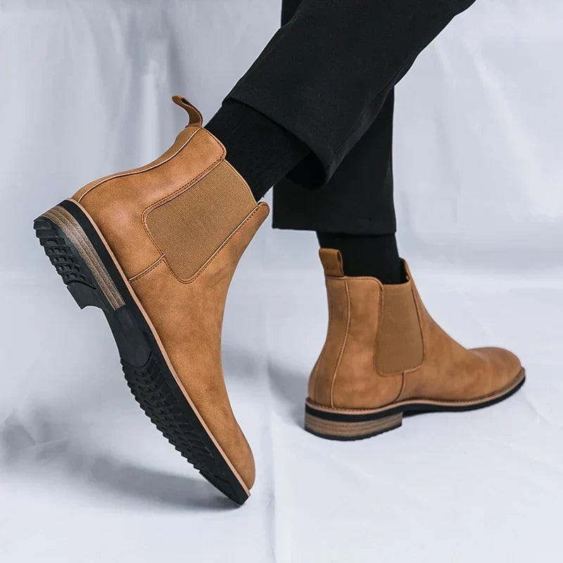 Chelsea Boots für Herren aus Leder, Ansicht 4