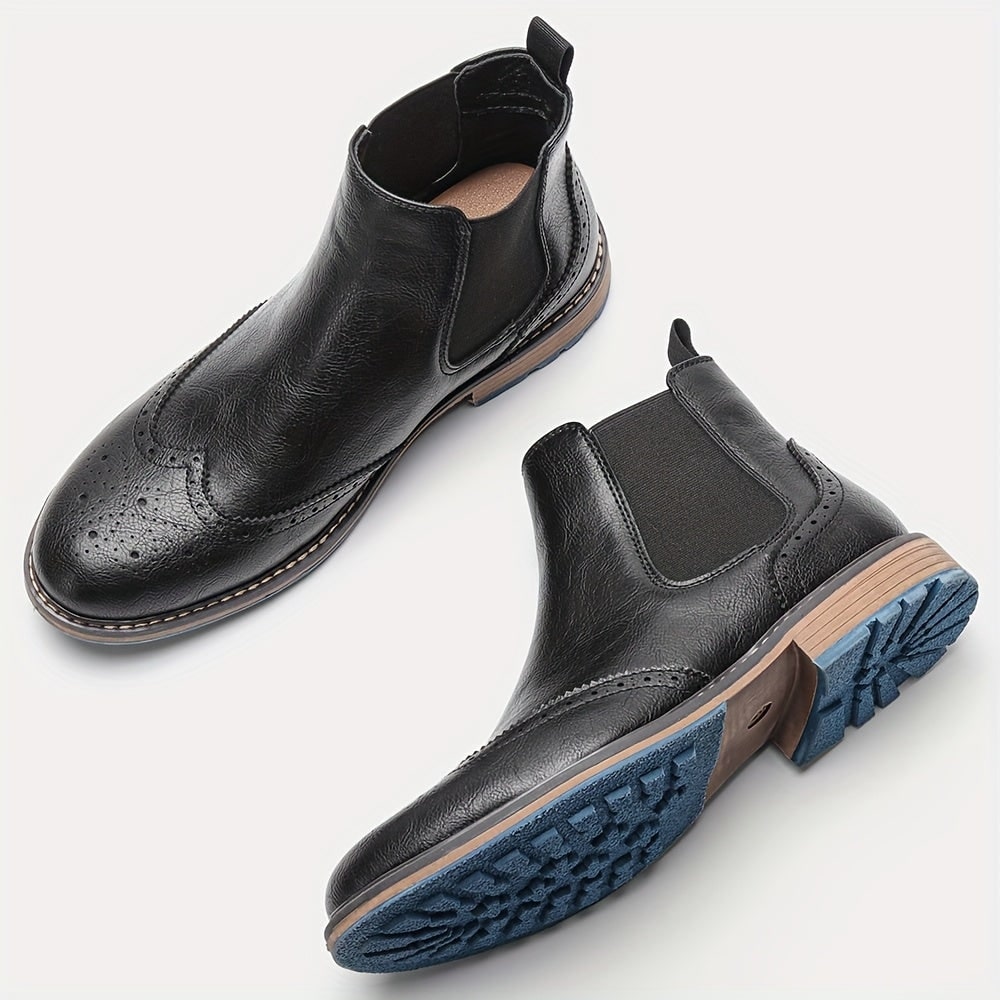 Chelsea Boots für Herren in Schwarz, Ansicht der Sohle