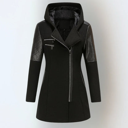 Schwarze Winterjacke einzeln 10