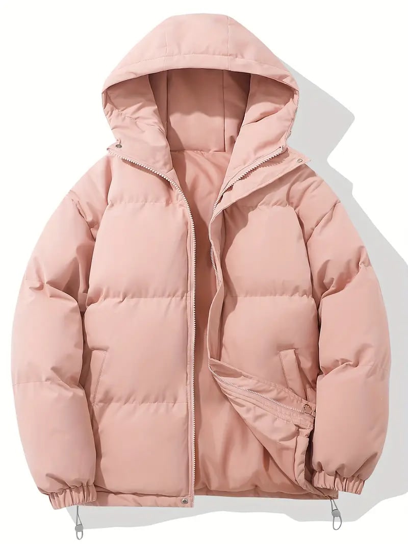 Daunenjacke mit Kapuze Herren, gesteppt und warm 7