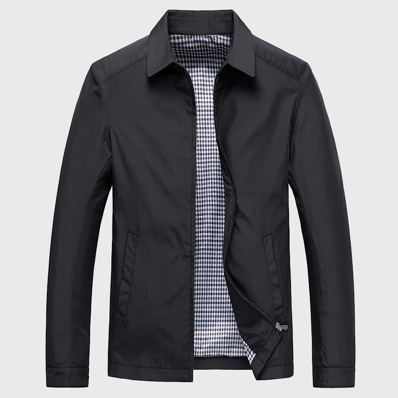 Jacke mit Reißverschluss Herren, leichte Übergangsjacke 2