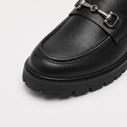 Loafers Herren in Lederoptik mit Chunky Sohle und Schnalle 4