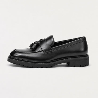 Loafers Herren in Lederoptik mit Quasten und Profilsohle 2