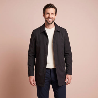 Men Jacke mit Hemdkragen, Klassische Men Jacket Herren 1