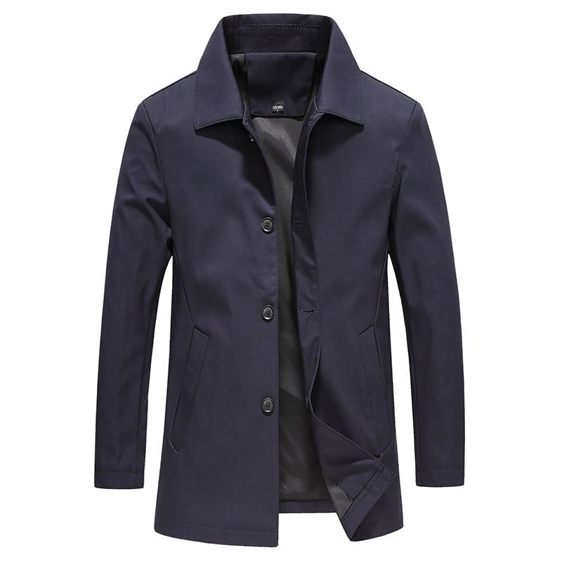 Men Jacke mit Hemdkragen, Klassische Men Jacket Herren 3