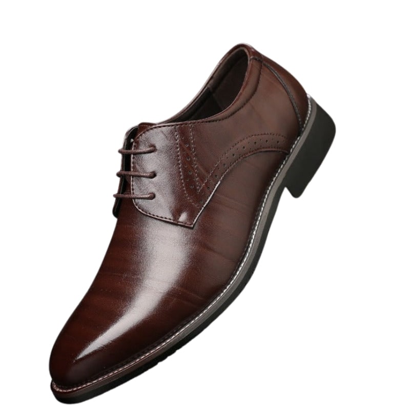 Oxford Schuhe Herren aus Leder mit leichter Sohle 4