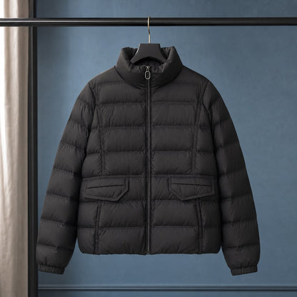 Kurze Puffer Jacket für Damen mit Stehkragen, Ansicht 1