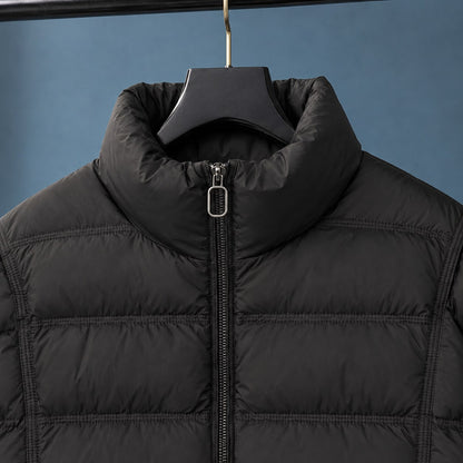 Kurze Puffer Jacket für Damen mit Stehkragen, Ansicht 2