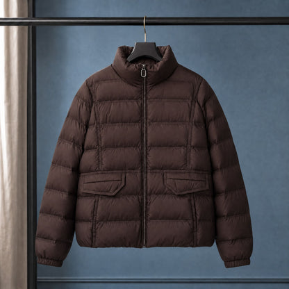 Kurze Puffer Jacket für Damen mit Stehkragen, Ansicht 6