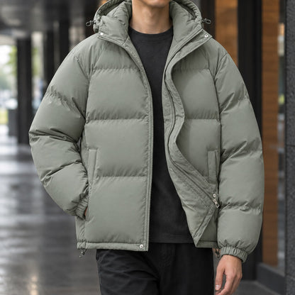 Puffer Jacket für Herren mit Kapuze, Ansicht 4