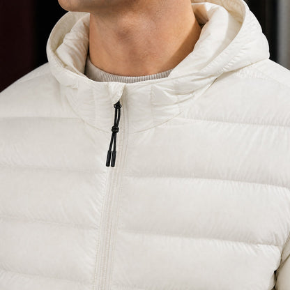 Leichte Puffer Jacket für Herren mit Kapuze, Ansicht 2