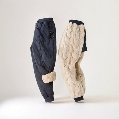 Skihose Damen mit Fleecefutter in Schwarz