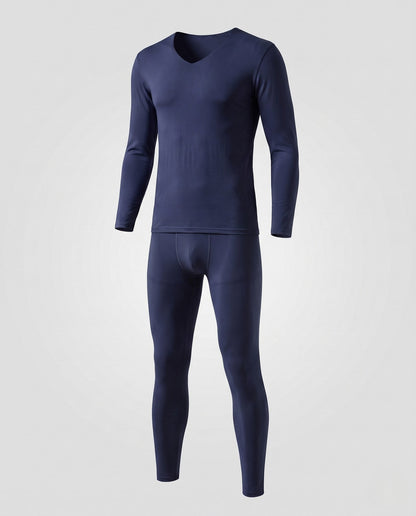 Thermo Shirt Langarm Herren mit V-Ausschnitt, Enganliegend 6