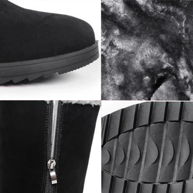 Details: Sohle, Futter und Reißverschluss