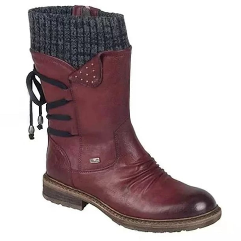 Wasserdichte Stiefel für Damen in Bordeaux