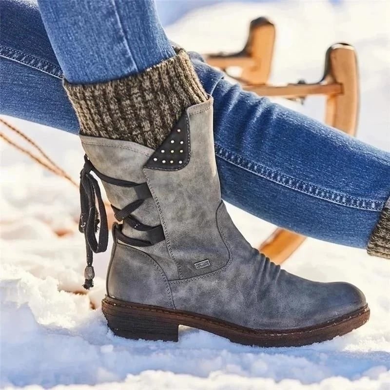 Wasserdichte Stiefel für Damen in Grau