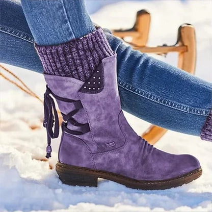 Wasserdichte Stiefel für Damen in Lila