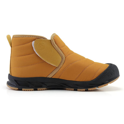 Wasserdichte Schneestiefel Damen in Senfgelb, Seitenansicht