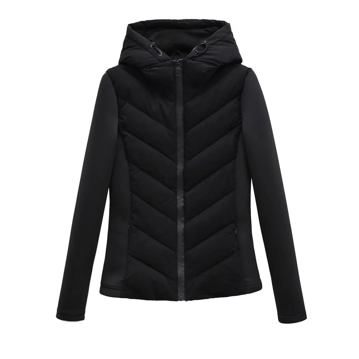 Winterjacke Damen leicht in Schwarz