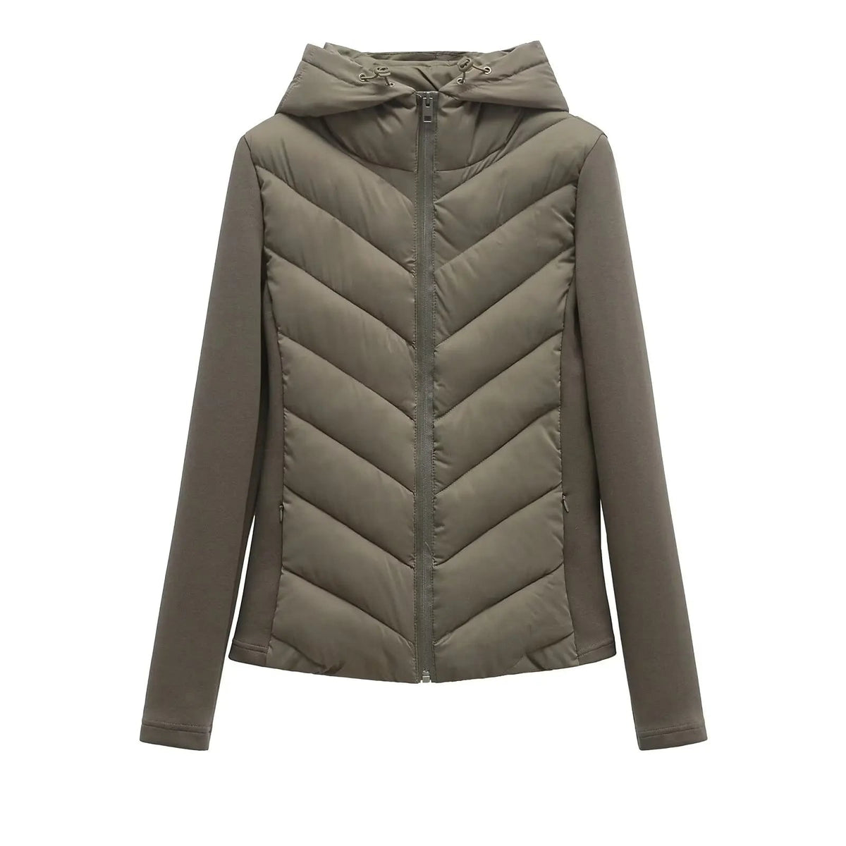 Winterjacke Damen leicht in Olivgrün