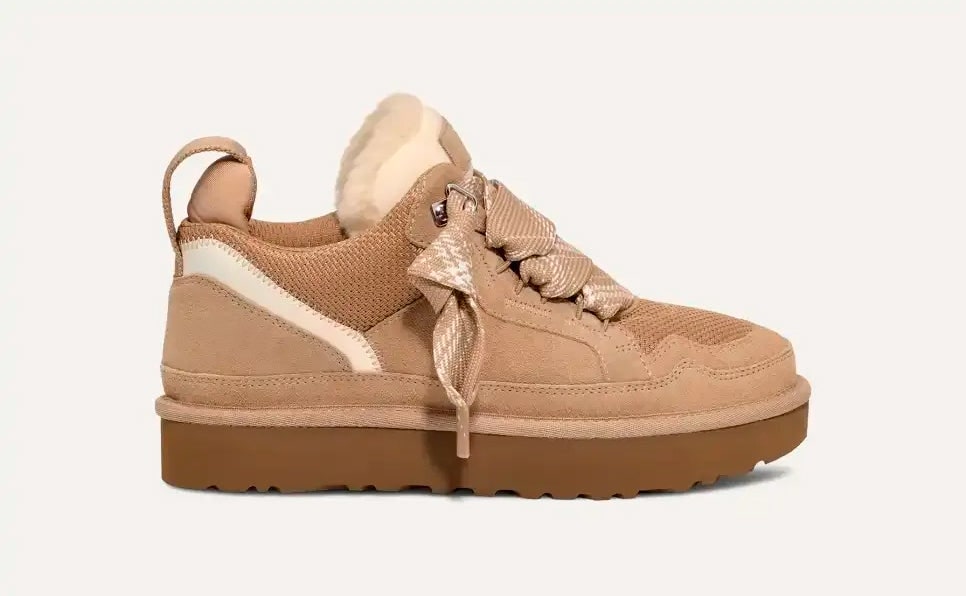 Winterstiefel Damen in Sand, Seitenansicht